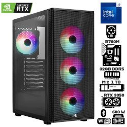 Computadora Escritorio Intel Core i9 14900KF + Ram 32Gb DDR5 + M.2 1Tb + RTX 3050 +  Wi-Fi 6E Bluetooth