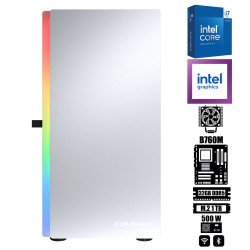 Computadora Escritorio Intel Core i7 14700K + Ram 32Gb DDR5 + M.2 1Tb + Wi-Fi 6E & Bluetooth + Gabinete con Fuente Certificada