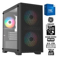 Computadora Escritorio Intel Core i7 14700 + Ram 16Gb DDR4 + M.2 1Tb + Gabinete con Fuente Certificada