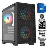 Computadora Escritorio Intel Core i7 14700 + Ram 16Gb DDR5 + M.2 1Tb + Gabinete con Fuente Certificada