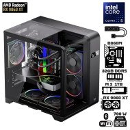 Computadora Escritorio Intel Ultra 5 250K Plus + Ram 32Gb DDR5 + M.2 1Tb + RX 9060 XT 16G + Wi-Fi Bluetooth