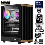 Computadora Escritorio Intel Ultra 7 265K + Ram 32Gb DDR5 + M.2 1Tb + Radeon RX 9060 XT 16Gb + Wi-Fi Bluetooth