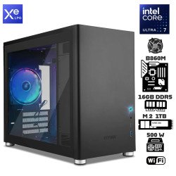 Computadora Escritorio Intel Ultra 7 265 + Ram 16Gb DDR5 + M.2 1Tb + Wi-Fi