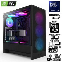 Computadora Escritorio Intel Ultra 9 285K + Ram 48Gb DDR5 + M.2 2Tb + RTX 5070 Ti + Wi-Fi Bluetooth