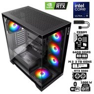 Computadora Escritorio Intel Ultra 9 285K + Ram 64Gb DDR5 + M.2 2Tb + RTX 5080 + Wi-Fi Bluetooth