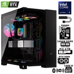 Computadora Escritorio Intel Ultra 9 285K + Ram 128Gb DDR5 + M.2 2Tb Gen5 + RTX 5090 + Wi-Fi Bluetooth