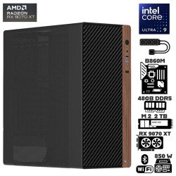 Computadora Escritorio Intel Ultra 9 285K + Ram 48Gb DDR5 + M.2 2Tb + RX 9070 XT + Wi-Fi Bluetooth