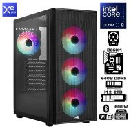 Computadora Escritorio Intel Ultra 9 285 + Gráficos Intel Xe LPG + Ram 64Gb DDR5 + M.2 2Tb + Wi-Fi Bluetooth