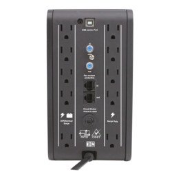No Break (UPS) CDP 1000VA/500W, 10 contactos, Pantalla LCD, R-SMART1010