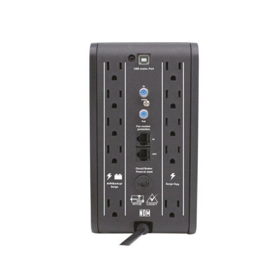 No Break (UPS) CDP 1000VA/500W, 10 contactos, Pantalla LCD, R-SMART1010 No Break (UPS) CDP 1000VA/500W, 10 contactos, Pantalla LCD, R-SMART1010