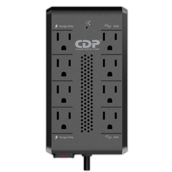Regulador de Voltaje CDP RAVR 1408 1410VA/700WATTS, 8 Contactos