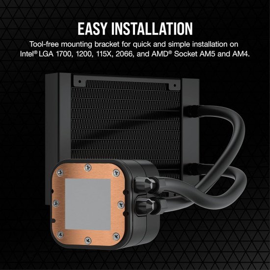 Enfriamiento Liquido para Procesadores AMD e Intel, Corsair iCUE H60X RGB Elite 120mm Enfriamiento Liquido para Procesadores AMD e Intel, Corsair iCUE H60X RGB Elite 120mm