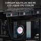 Enfriamiento Liquido para Procesadores AMD e Intel, Corsair Nautilus 360 RS LCD