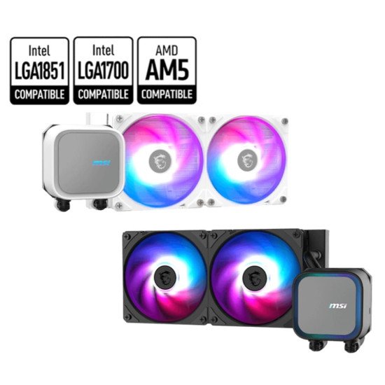 Enfriamiento Liquido para Procesadores AMD e Intel, MSI MAG Coreliquid A13 240 ARGB Enfriamiento Liquido para Procesadores AMD e Intel, MSI MAG Coreliquid A13 240 ARGB
