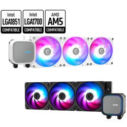 Enfriamiento Liquido para Procesadores AMD e Intel, MSI MAG Coreliquid A13 360 ARGB