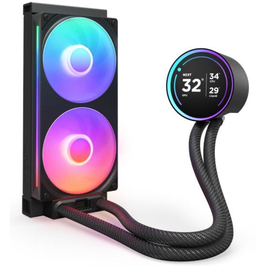 Enfriamiento Liquido para Procesadores AMD e Intel, NZXT Kraken Elite 240 RGB V2