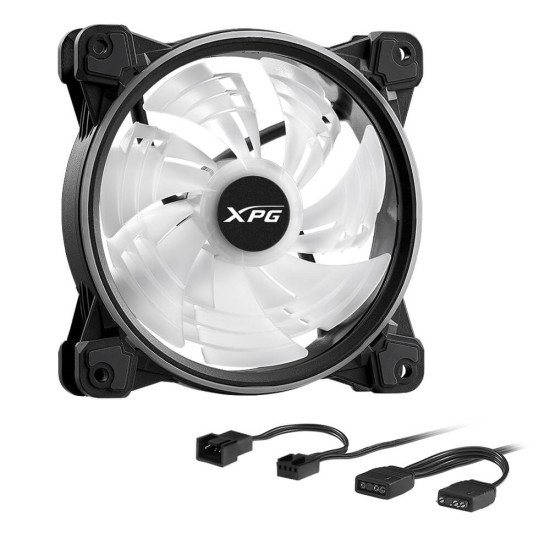 Ventilador para Gabinete Adata XPG Hurricane ARGB Black 120 mm