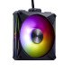 Kit de 4 Ventiladores para Gabinete Adata XPG Hurricane Magnéticos ARGB Black 120 mm