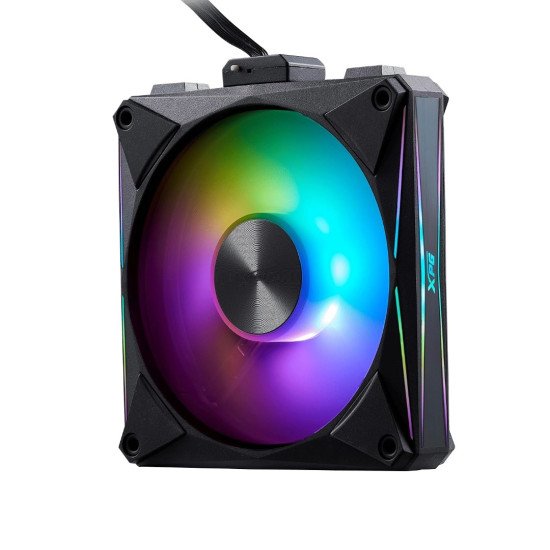 Kit de 4 Ventiladores para Gabinete Adata XPG Hurricane Magnéticos ARGB Black 120 mm
