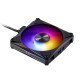 Kit de 4 Ventiladores para Gabinete Adata XPG Hurricane Magnéticos ARGB Black 120 mm