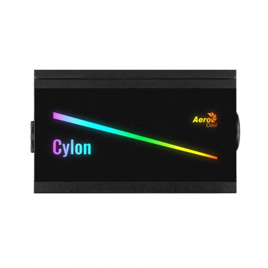 Fuente de Poder Aerocool Cylon RGB 500 Watts, Certificada 80 Plus Bronce