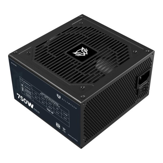 Fuente de Poder Balam Rush 750 Watts, GR570, Full modular, Certificada 80 Plus Gold