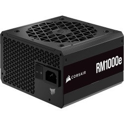 Fuente de Poder Corsair 1000 Watts, RM1000e, ATX 3.0, PCIe 5.0, Certificada 80 Plus Oro, Fully Modular