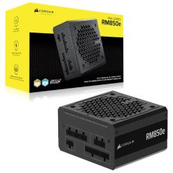 Fuente de Poder Corsair 850 Watts, RM850E, Certificada 80 Plus Oro, Fully Modular