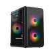 Gabinete Acteck DOOM PRO GI730, Cristal Templado, 3 Ventiladores RGB, Micro-ATX/Mini-ITX, USB 3.0, Fuente 600 Watts