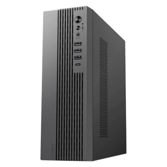 Gabinete Acteck ONEX GS450, Slim, Micro-ATX/Mini-ITX, USB 3.0, Fuente 400 Watts