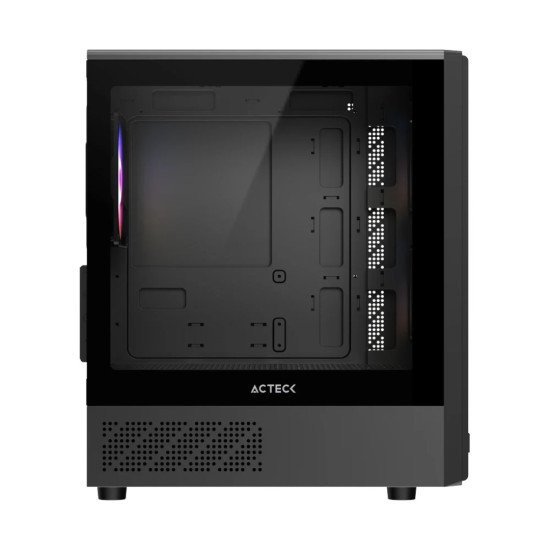 Gabinete Acteck Zyron GC606, ARGB, Micro-ATX/Mini-ITX, Cristal Templado, 3 Ventiladores RGB, USB 3.0, sin Fuente