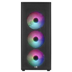 Gabinete Aerocool Designer G-BK-V2, ATX/Micro-ATX/Mini-ITX, Cristal Templado, 4 Ventiladores RGB, USB 3.0, sin Fuente