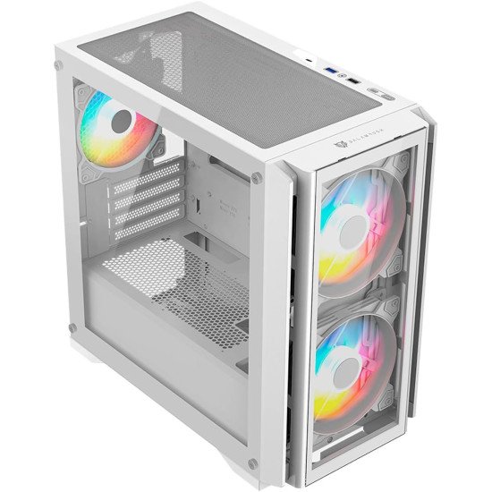 Gabinete Balam Rush Carbono Crystal 4000C Blanco, Micro-ATX/Mini-ITX, Cristal Templado, USB Type-C, 3 Ventiladores ARGB, sin Fuente Gabinete Balam Rush Carbono Crystal 4000C Blanco, Micro-ATX/Mini-ITX, Cristal Templado, USB Type-C, 3 Ventiladores ARGB, sin Fuente