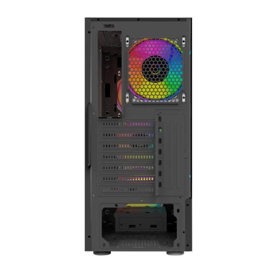 Gabinete Balam Rush Dragonfly II Crystal GM745, ATX/Micro-ATX/Mini-ITX, Cristal Templado, USB 3.0, 4 Ventiladores RGB, sin Fuente