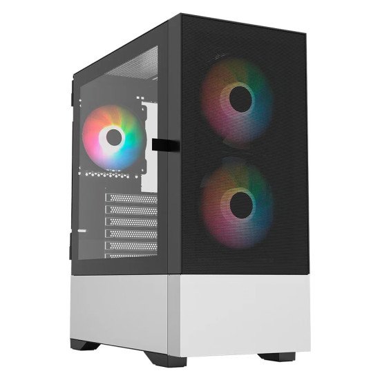 Gabinete Balam Rush Nitrox Aircool 5500 ABW, ATX/mATX/Mini-ITX, Cristal Templado, USB Type-C, 3 Ventiladores RGB, sin Fuente Gabinete Balam Rush Nitrox Aircool 5500 ABW, ATX/mATX/Mini-ITX, Cristal Templado, USB Type-C, 3 Ventiladores RGB, sin Fuente