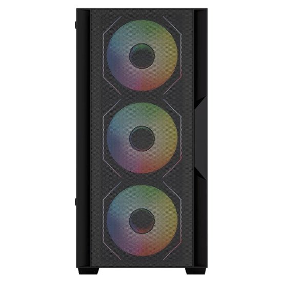 Gabinete Balam Rush Nitrox Edge Pro Aircool 4900C, Micro-ATX/Mini-ITX, Cristal Templado, USB 3.0, 4 Ventiladores RGB, sin Fuente