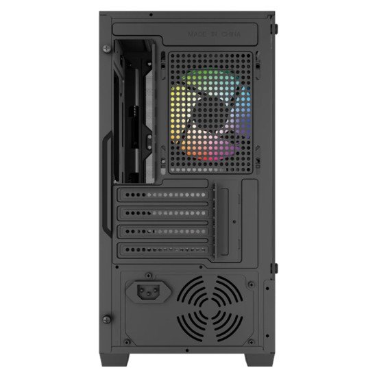 Gabinete Balam Rush Nitrox Edge Pro Aircool 4900C, Micro-ATX/Mini-ITX, Cristal Templado, USB 3.0, 4 Ventiladores RGB, sin Fuente