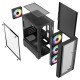 Gabinete Balam Rush Nitrox Edge Pro Aircool 4900C, Micro-ATX/Mini-ITX, Cristal Templado, USB 3.0, 4 Ventiladores RGB, sin Fuente