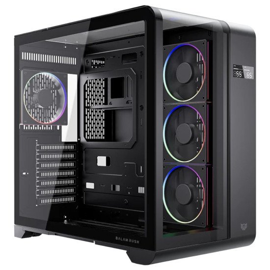 Gabinete Balam Rush Tank Expert Curve 7400 Negro, Display, ATX/Micro-ATX/Mini-ITX, Cristal Templado, USB 3.1, 4 Ventiladores RGB, sin Fuente Gabinete Balam Rush Tank Expert Curve 7400 Negro, Display, ATX/Micro-ATX/Mini-ITX, Cristal Templado, USB 3.1, 4 Ventiladores RGB, sin Fuente