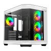 Gabinete Balam Rush Tank Master 9600 TB Blanco-Negro, ATX/Micro-ATX/Mini-ITX, Cristal Templado, USB 3.1, 4 Ventiladores RGB, sin Fuente