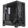 Gabinete Balam Rush Tank Polar 7900 Negro, ATX/Micro-ATX/Mini-ITX, Cristal Templado, USB 3.1, 5 Ventiladores RGB, sin Fuente