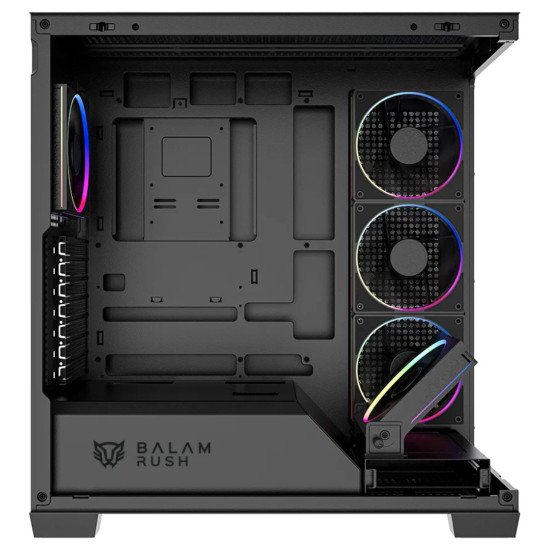 Gabinete Balam Rush Tank Polar 7900 Negro, ATX/Micro-ATX/Mini-ITX, Cristal Templado, USB 3.1, 5 Ventiladores RGB, sin Fuente Gabinete Balam Rush Tank Polar 7900 Negro, ATX/Micro-ATX/Mini-ITX, Cristal Templado, USB 3.1, 5 Ventiladores RGB, sin Fuente