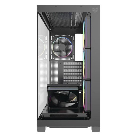 Gabinete Balam Rush Tank Polar 7900 Negro, ATX/Micro-ATX/Mini-ITX, Cristal Templado, USB 3.1, 5 Ventiladores RGB, sin Fuente Gabinete Balam Rush Tank Polar 7900 Negro, ATX/Micro-ATX/Mini-ITX, Cristal Templado, USB 3.1, 5 Ventiladores RGB, sin Fuente