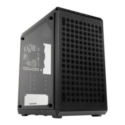 Gabinete Cooler Master Masterbox Q300L V2 Black, Micro-ATX/Mini-ITX, 1 Ventilador, Cristal Templado, USB 3.2, sin Fuente