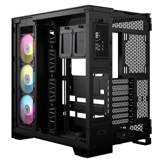 Gabinete Corsair iCUE LINK 6500X RGB, E-ATX/ATX/Micro-ATX/Mini-ITX, 3 Ventiladores ARGB, Cristal Templado, USB 3.2, sin Fuente Gabinete Corsair iCUE LINK 6500X RGB, E-ATX/ATX/Micro-ATX/Mini-ITX, 3 Ventiladores ARGB, Cristal Templado, USB 3.2, sin Fuente