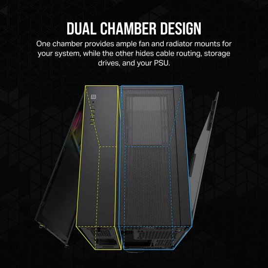 Gabinete Corsair iCUE LINK 6500X RGB, E-ATX/ATX/Micro-ATX/Mini-ITX, 3 Ventiladores ARGB, Cristal Templado, USB 3.2, sin Fuente Gabinete Corsair iCUE LINK 6500X RGB, E-ATX/ATX/Micro-ATX/Mini-ITX, 3 Ventiladores ARGB, Cristal Templado, USB 3.2, sin Fuente