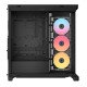 Gabinete Corsair Frame 4500X RS-R ARGB, E-ATX/ATX/Micro-ATX/Mini-ITX, 3 Ventiladores ARGB, Cristal Templado Panorámico, USB Type-C, sin Fuente