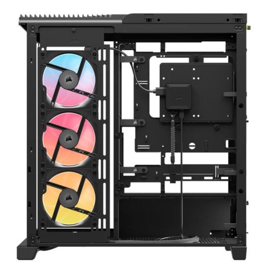 Gabinete Corsair Frame 4500X RS-R ARGB, E-ATX/ATX/Micro-ATX/Mini-ITX, 3 Ventiladores ARGB, Cristal Templado Panorámico, USB Type-C, sin Fuente