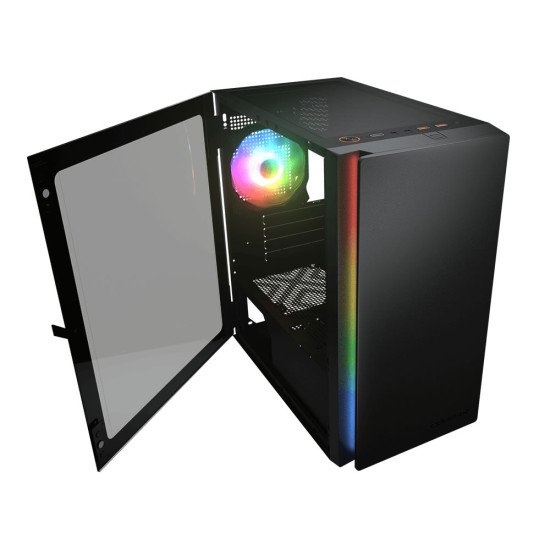 Gabinete Cougar Purity RGB Black, Micro-ATX/Mini-ITX, Cristal Templado, USB 3.0, sin Fuente Gabinete Cougar Purity RGB Black, Micro-ATX/Mini-ITX, Cristal Templado, USB 3.0, sin Fuente