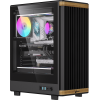 Gabinete Formula V Line Timberline T1 Black Wood, ATX/Micro-ATX/Mini-ITX, Cristal Templado, 4 Ventiladores RGB, USB Type-C, sin Fuente